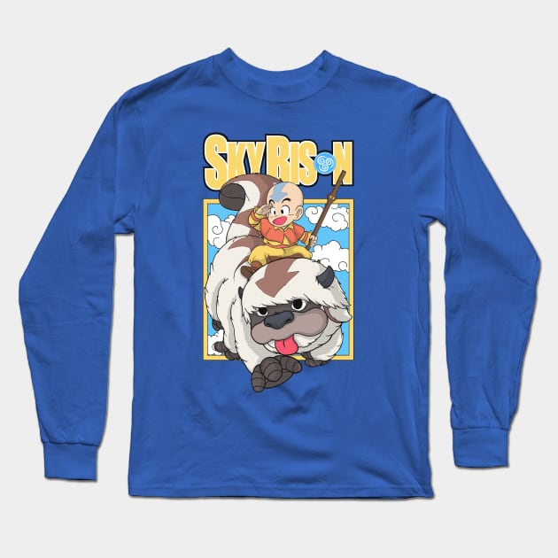 Sky Bison-Z Long Sleeve T-Shirt by yellovvjumpsuit